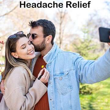 2Pcs Migraine Pressure Point Clip, Headache Relief Acupressure Hand Clip, LI4 Acupressure Point Clips Relief Tension Anxiety Device, Stress Alleviation, Acuplus Relief