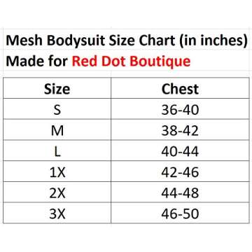 RED DOT BOUTIQUE 650 - Plus Size Sheer Mesh Rhinestones Long Sleeves Bodysuit (Black Gold Rhinestone...