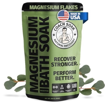 Coach Soak: Recovery Bath Soak – Magnesium Flakes with Essential Oils & Dead Sea Salts