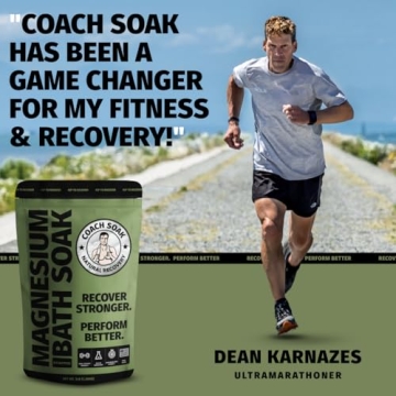 Coach Soak Recovery Bath Soak - Natural Magnesium Flakes 3lbs