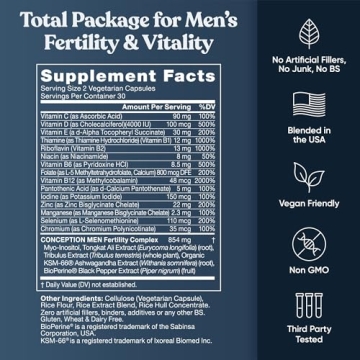 Conception For Him – Male Fertility Booster Soft Capsules