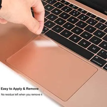 [2PCS] Trackpad Protector Skin for 2021 2020 MacBook Air 13 Inch A2337 M1 A2179 A1932 Touch Pad Cove...