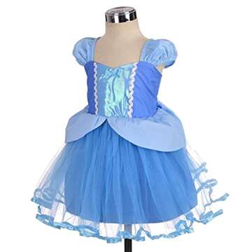 Dressy Daisy Princess Costumes Birthday Fancy Halloween Xmas Party Dresses Up for Toddler Girls with Accessories Size 2T
