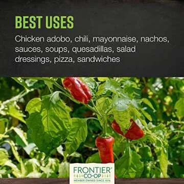 Frontier Co-op Ground Chipotle, 2.15 Ounce, Dried, Smoked Peppers, Rich Aroma, Smokey & Earthy For Southwest & Mexican Foods