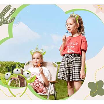 Vanvene Novelty New Alien Ears Costume Plush Headband Adult Child Party Cosplay Gift 1Pcs