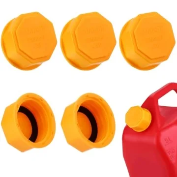 Upgrade Your Fuel Security with 6PCS Gas Can Caps for 5 Gallon Tanks