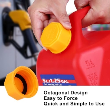 6PCS Replacement Gas Can Caps for 5 Gallons