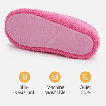 RockDove Women's Teddy Fleece Slippers for Ultimate Comfort
