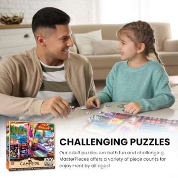 MasterPieces EZ Grip 300-Piece Camp Day Jigsaw Puzzle
