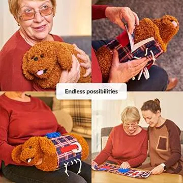 Comforting ODOXIA Fidget Muff for Seniors with Dementia