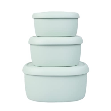 Explore BLUE GINKGO Nesting Silicone Containers - Set of 3