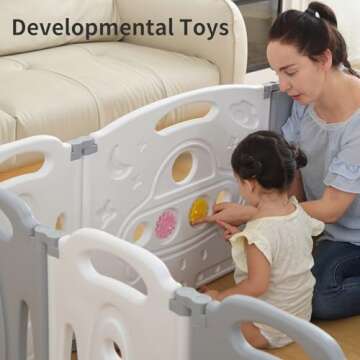 Baby Playpen Activity Centre for Kids - Safe Play Yard