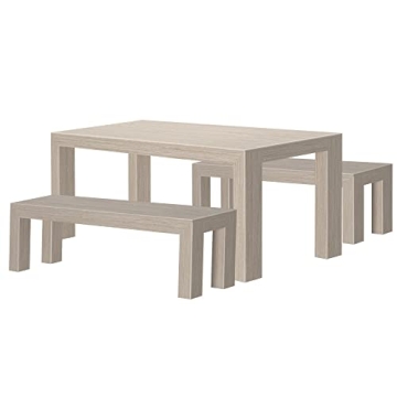 Plank+Beam Modern Wood Dining Table Set for Gatherings