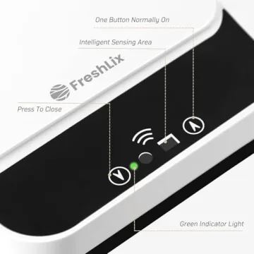 FRESHLIX Touchless Bathroom Trash Can Odor-Control Automatic