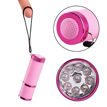 Mini LED UV Lamp & Cuticle Pusher Set for Nail Art