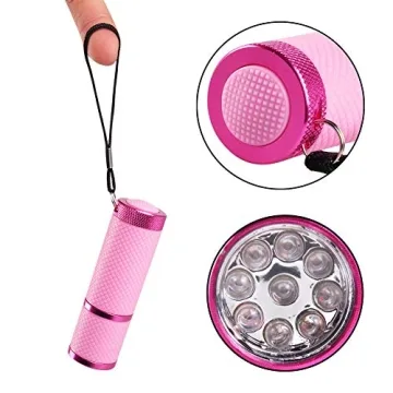 Mini LED UV Lamp & Cuticle Pusher Set for Nail Art