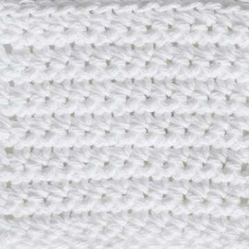 Lily Sugar'n Cream Cotton Cone Yarn, White , 1 Cone, 14 oz (Pack of 1)