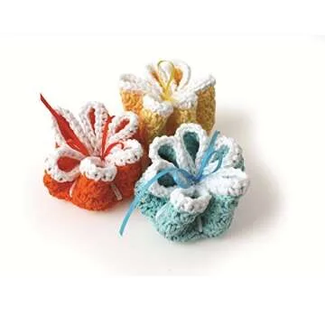 Lily Sugar'n Cream Cotton Cone Yarn, White , 1 Cone, 14 oz (Pack of 1)