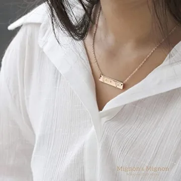 Personalized Long Distance Relationship State Necklace Gift