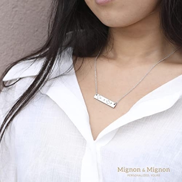 Personalized Long Distance Relationship State Necklace Gift