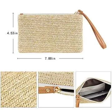Frienda Straw Clutch Bags Set for Women - Summer Chic
