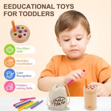 Montessori Learning Toys for Toddlers Aged 1-3 Years