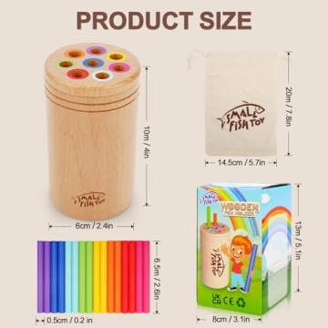 Montessori Learning Toys for Toddlers Aged 1-3 Years