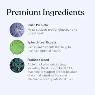 Honest Paws Probiotics for Dogs - Digestive & Immune Support Powder with Prebiotic Made in The USA, Chicken Flavor (30 Sticks)