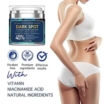 Ashania Dark Spot Corrector for Face and Body: Dark Spot Remover for Face, Age spot Corrector for face - Sun Spot Corrector for All Skin Types