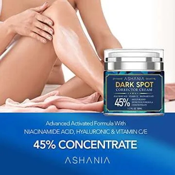 Ashania Dark Spot Corrector for Face and Body: Dark Spot Remover for Face, Age spot Corrector for face - Sun Spot Corrector for All Skin Types