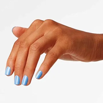 Vegan OPI Nail Lacquer Baby Blue | Fast-Drying & Chip Resistant