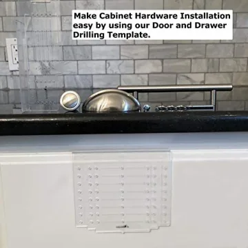 ALPINE HARDWARE Cabinet Installation Template for Easy DIY