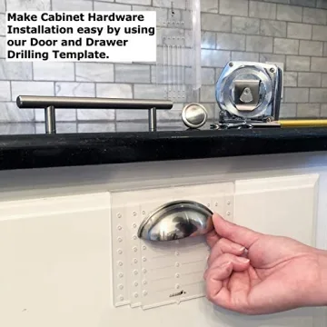 ALPINE HARDWARE Cabinet Installation Template for Easy DIY
