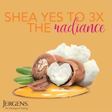 Jergens Shea Butter Lotion for Radiant, Hydrated Skin