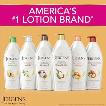 Jergens Shea Butter Lotion for Radiant, Hydrated Skin