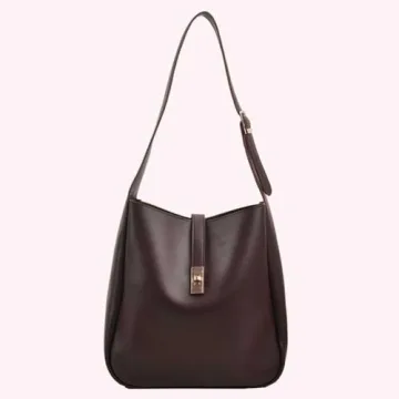 Lovehomily Women Adjustable PU Leather Shoulder Bag
