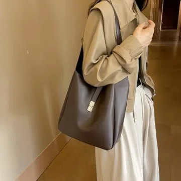 Lovehomily Women Adjustable PU Leather Shoulder Bag