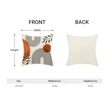 BETGINY 18x18 Inch Boho Fall Pillow Covers for Decor