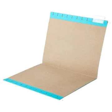 Amazon Basics Hanging File Folders, Letter Size, Aqua, 25-Pack