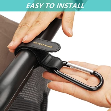 Universal Baby Stroller Hooks for Bags - 2Pack Convenience