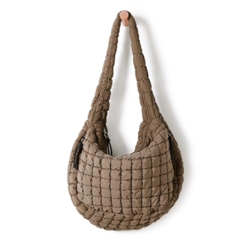 Chic ODODOS Quilted Carryall Tote - Lightweight, Spacious & Elegant