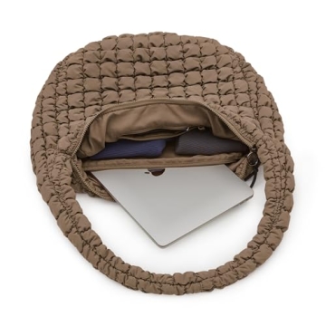 ODODOS Quilted Carryall Tote Lightweight Spacious Bag