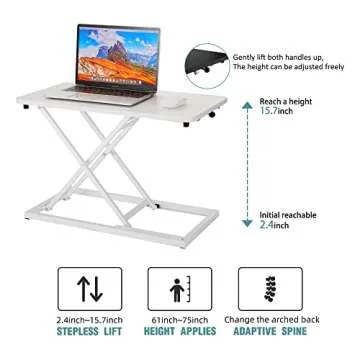 yoopin Standing Desk Converter for Home and Office Use