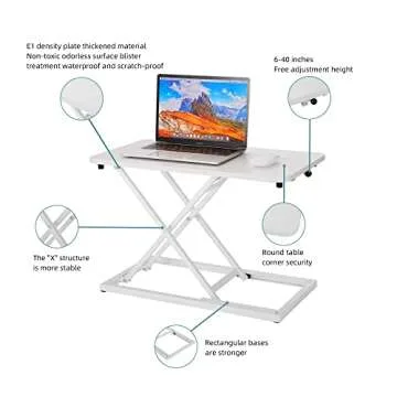 yoopin Standing Desk Converter for Home and Office Use