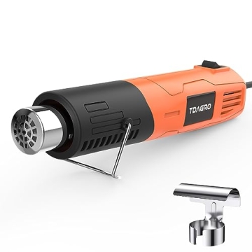 TDAGRO Mini Heat Gun: 400W, Dual Temp, Fast Heating for DIY & Crafts