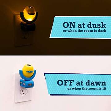 Projectables Paw Patrol LED Night Light Projector, Plug-In, Dusk-to-Dawn Sensor, Rubble, Chase, Skye, Marshall, Alex Porter, For Baby, Kids, Bedroom, Playroom, Nursery, Bathroom, 30605