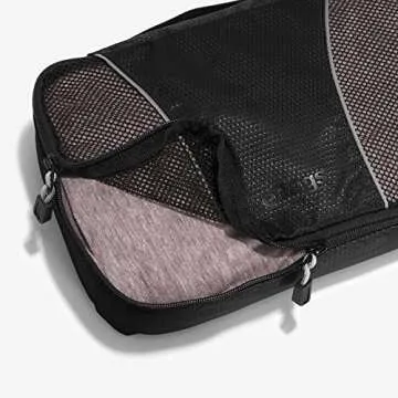 eBags Classic 6 Piece Packing Cube Set (Black)