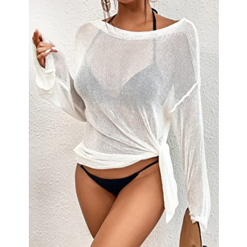 Bsubseach Crochet Coverup - Elegant Beachwear for Stylish Women