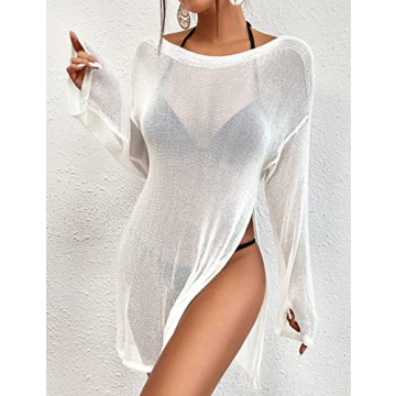 Bsubseach Crochet Coverup - Elegant Beachwear for Stylish Women