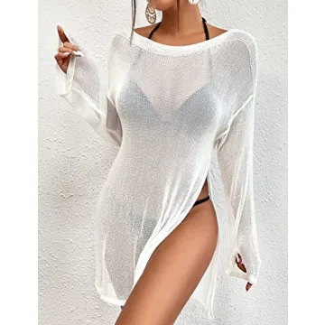 Bsubseach Crochet Coverup - Elegant Beachwear for Stylish Women